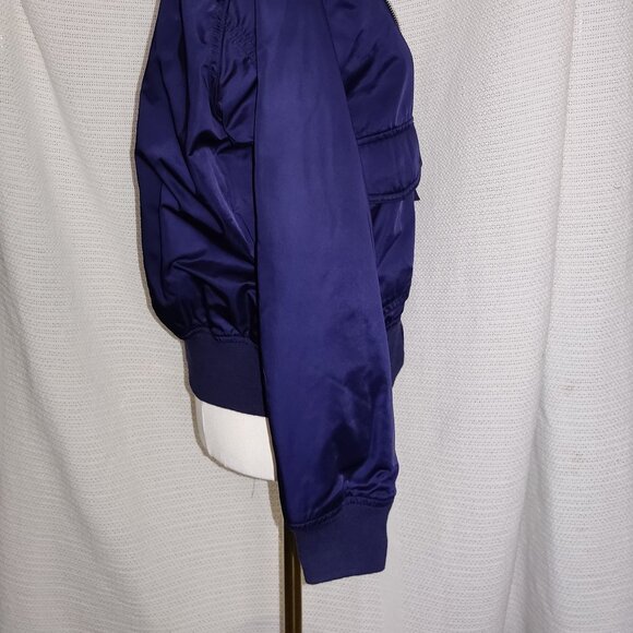 Gap blue bomber jacket w/ pink lining | Womens | Size Small - Picture 7 of 15